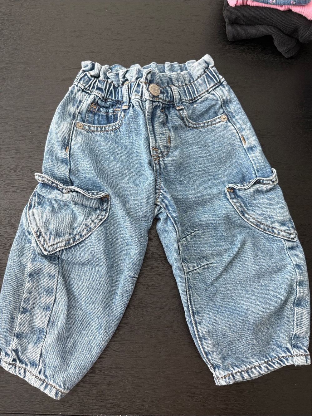 GAP Light Blue heart horseshoe jeans